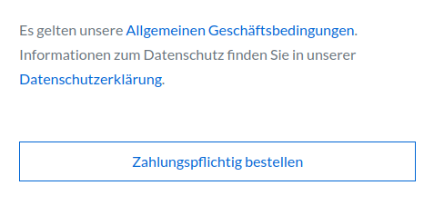 Formulierung des Hinweises auf AGB im Onlineshop